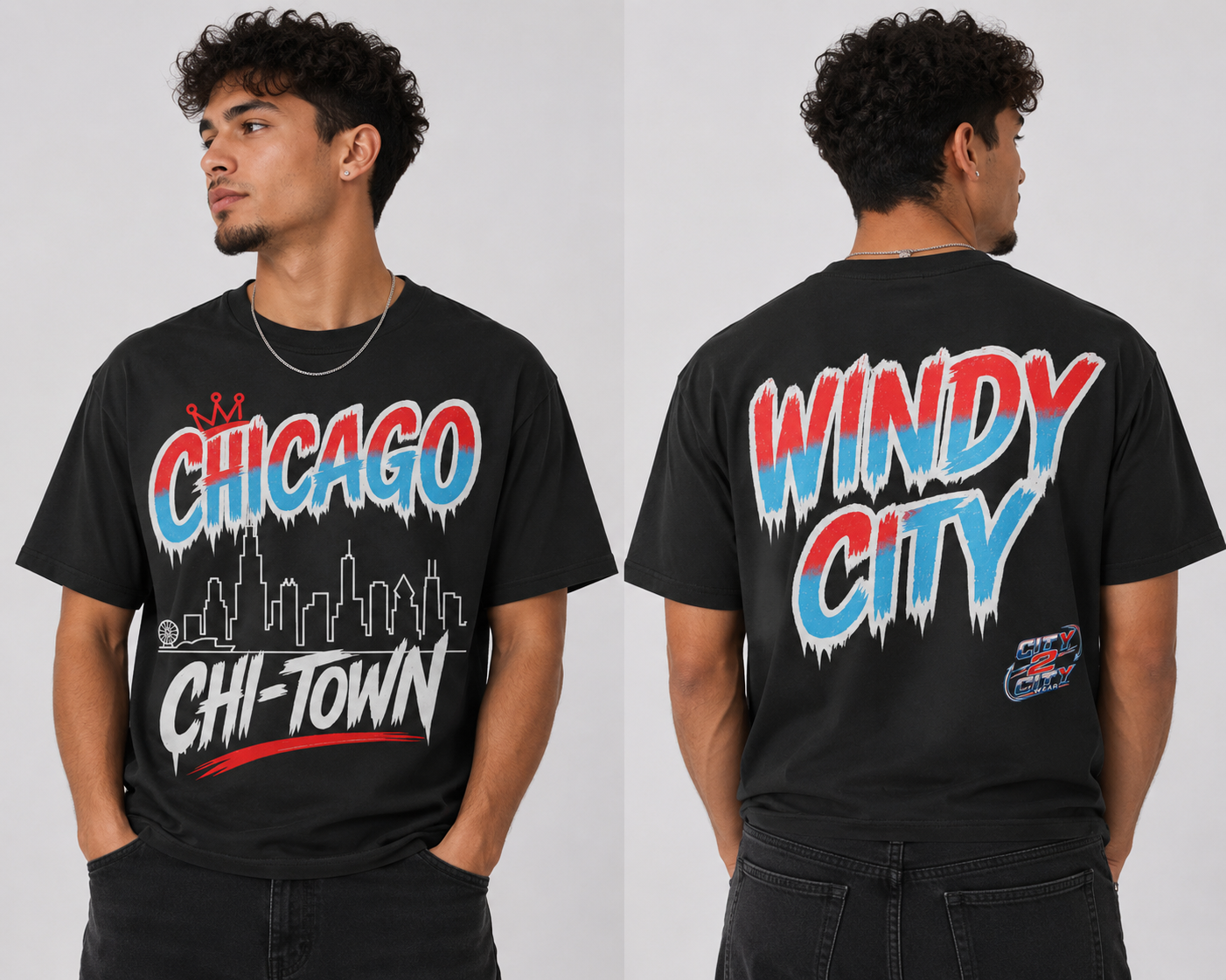 CHI-TOWN Heavyweight Boxy T-Shirt