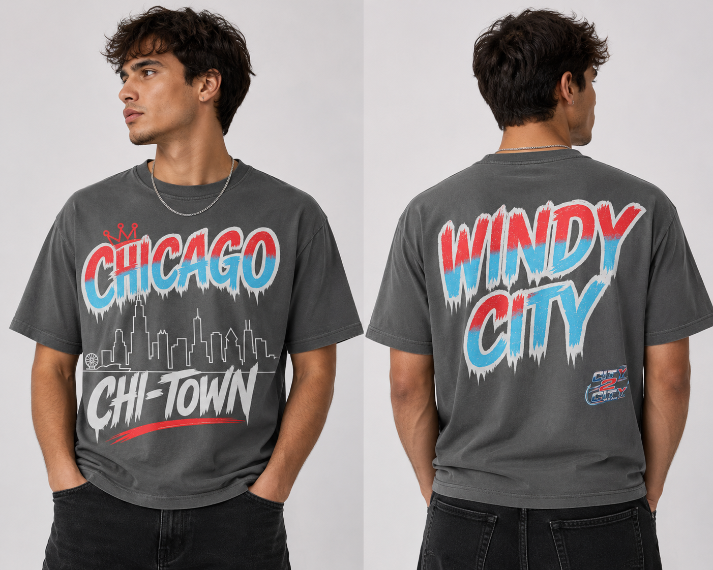 CHI-TOWN Heavyweight Boxy T-Shirt